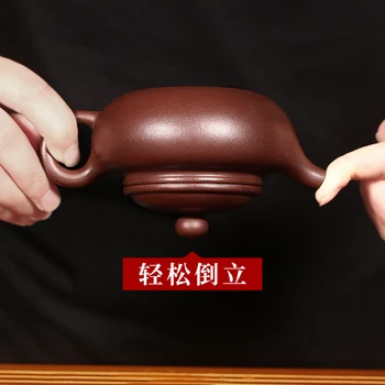 |Yixing majstri sú odporúčané čisto manuálne autentické vyzliekol rudy jeden malý kanvicu čaju nastaviť archaize veľkosť kapacity